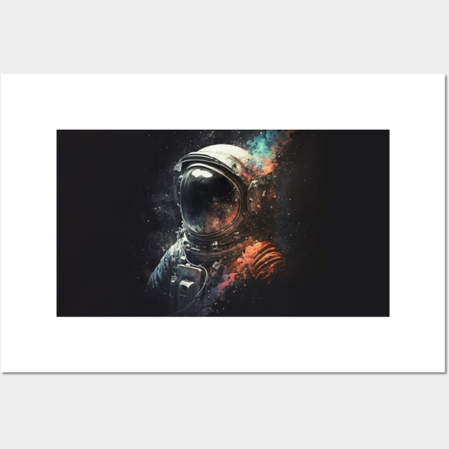 Astronaut Wall Art by Buff Geeks Art